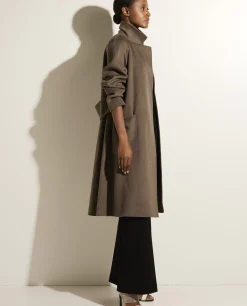 Sale Lange Double Face Cashmere Mantel Vrouwen Jassen