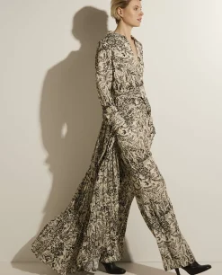 Fashion Lange Jurk Met Print Vrouwen Jurken