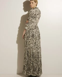 Fashion Lange Jurk Met Print Vrouwen Jurken