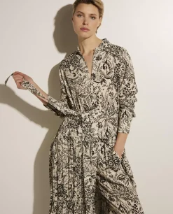 Fashion Lange Jurk Met Print Vrouwen Jurken