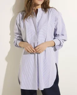 Sale Lange Katoenen Blouse Vrouwen Blouses
