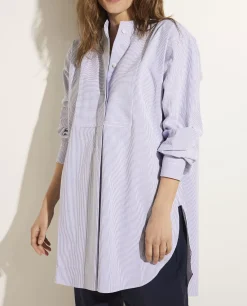 Sale Lange Katoenen Blouse Vrouwen Blouses