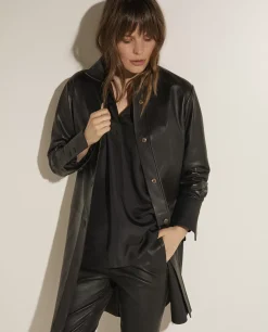 Cheap Lange Leren Blouse Vrouwen Blouses