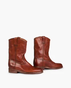 Shop Leren Biker Laarzen Vrouwen Schoenen