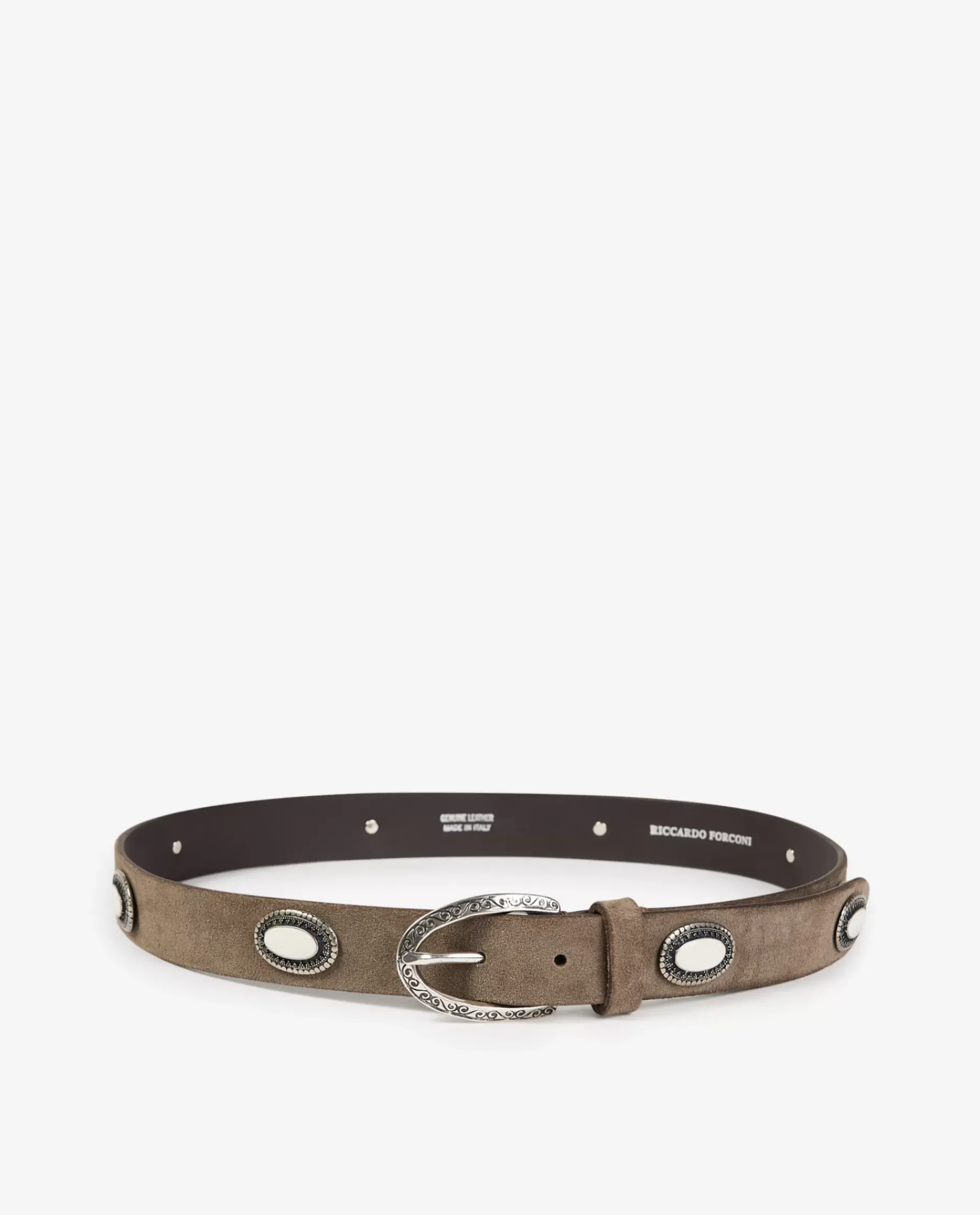 Hot Leren Ceintuur Met Zilveren Accenten Vrouwen Accessoires