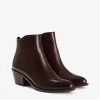 Store Leren Enkellaarzen Vrouwen Schoenen