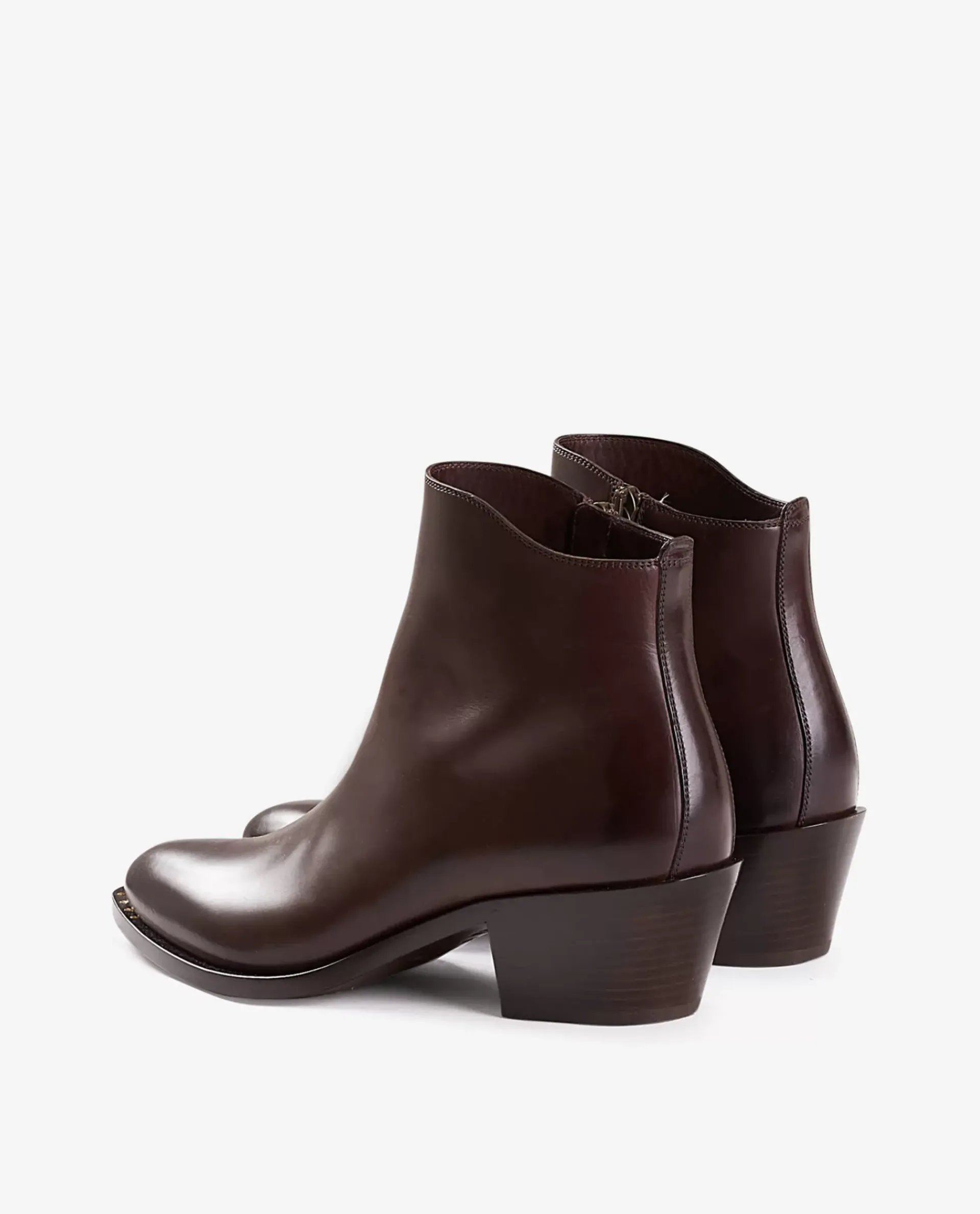 Store Leren Enkellaarzen Vrouwen Schoenen
