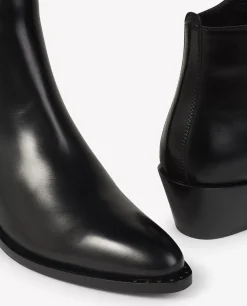 Best Sale Leren Enkellaarzen Vrouwen Schoenen