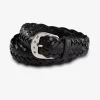 Shop Leren Gevlochten Riem Mannen Riemen