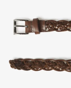 Discount Leren Gevlochten Riem Mannen Riemen