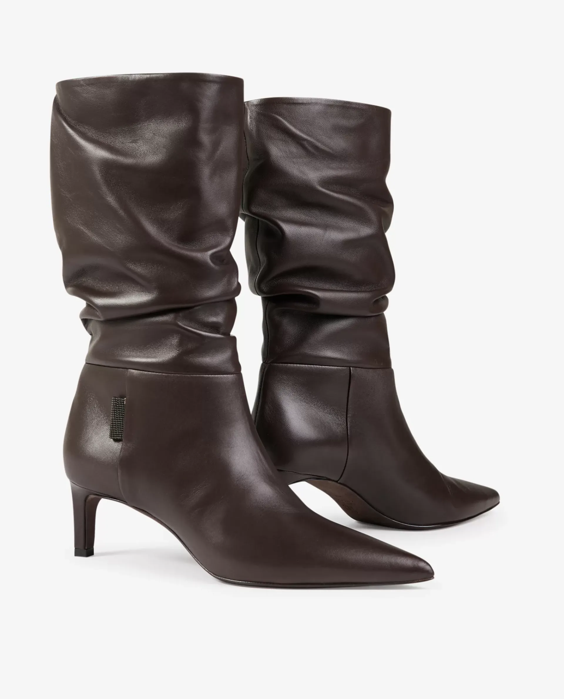 Shop Leren Laarzen Met Hak Vrouwen Schoenen