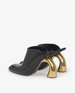 Outlet Leren Muiltjes Vrouwen Schoenen