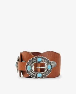 Discount Leren Navajo Style Ceintuur Vrouwen Accessoires