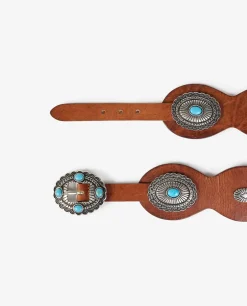 Discount Leren Navajo Style Ceintuur Vrouwen Accessoires