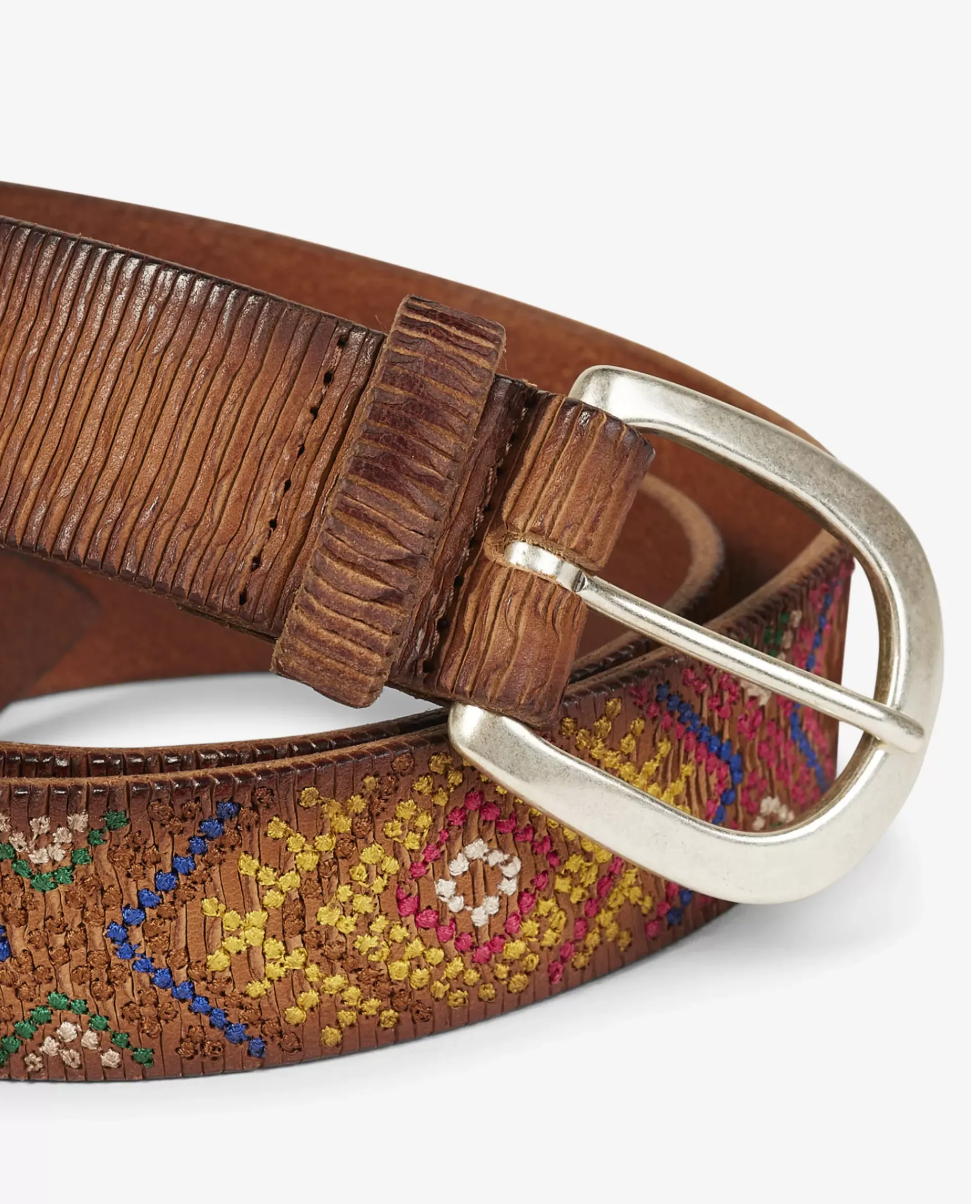 New Leren Riem Met Borduursels Vrouwen Accessoires