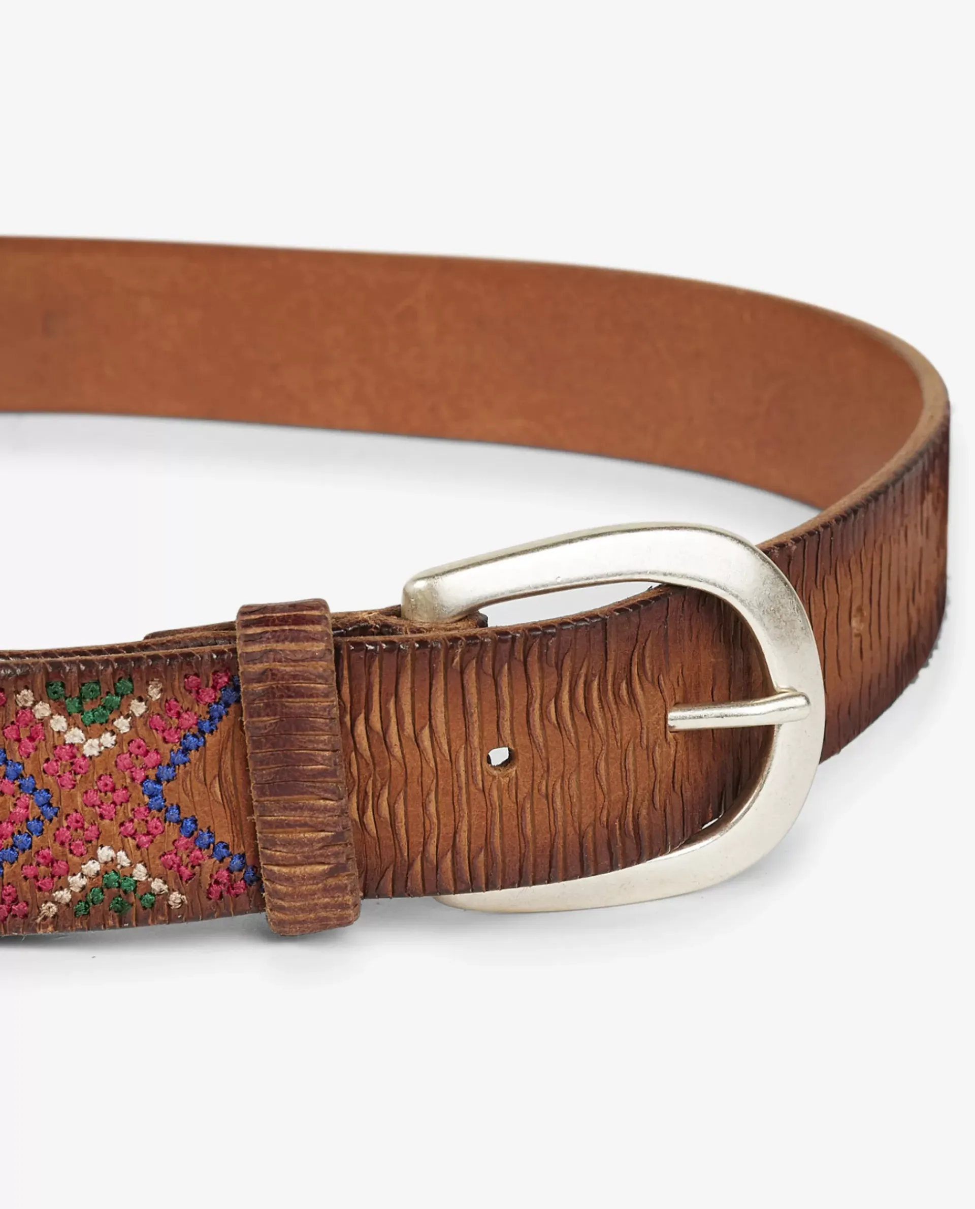 New Leren Riem Met Borduursels Vrouwen Accessoires