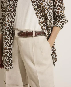 Clearance Leren Riem Met Studs Vrouwen Accessoires