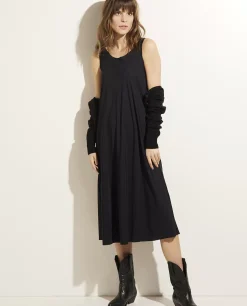 Outlet Lichte Mouwloze Jurk Vrouwen Jurken