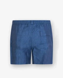 Discount Linnen Bay Sprint Delave Shorts Mannen Broeken