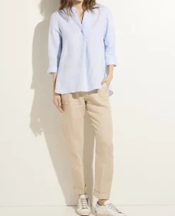 Outlet Linnen Blouse Vrouwen Blouses
