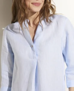 Outlet Linnen Blouse Vrouwen Blouses