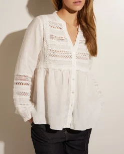 Store Linnen Blouse Vrouwen Blouses