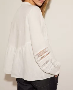 Store Linnen Blouse Vrouwen Blouses