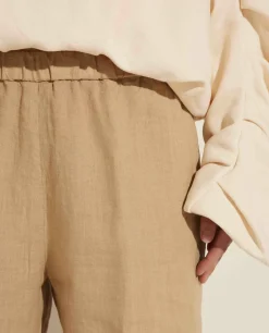 Shop Linnen Broek Vrouwen Broeken