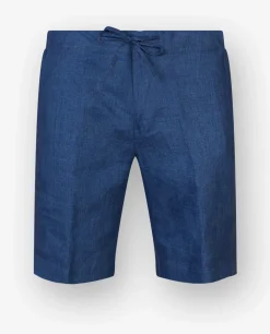 Online Linnen Coulisse Shorts Mannen Broeken