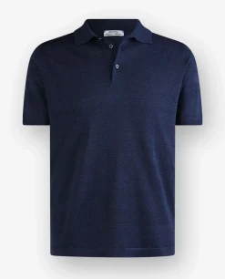 Outlet Linnen Katoenen Polo Mannen Polo