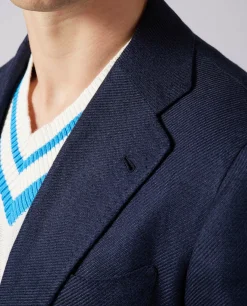 Fashion Linnen Mix Jasje Mannen Jasjes