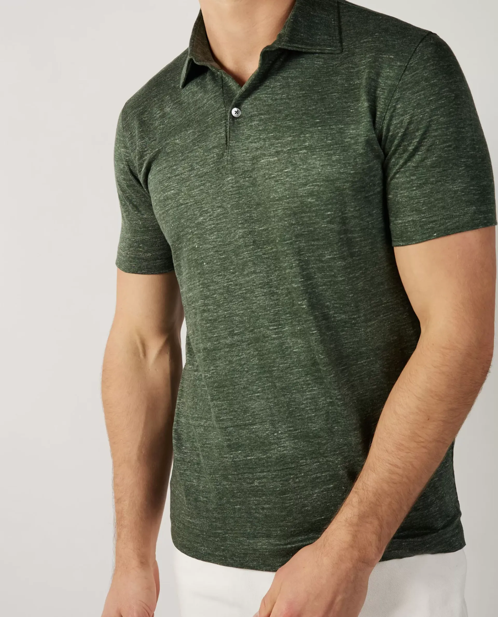 Sale Linnen Polo Mannen Polo