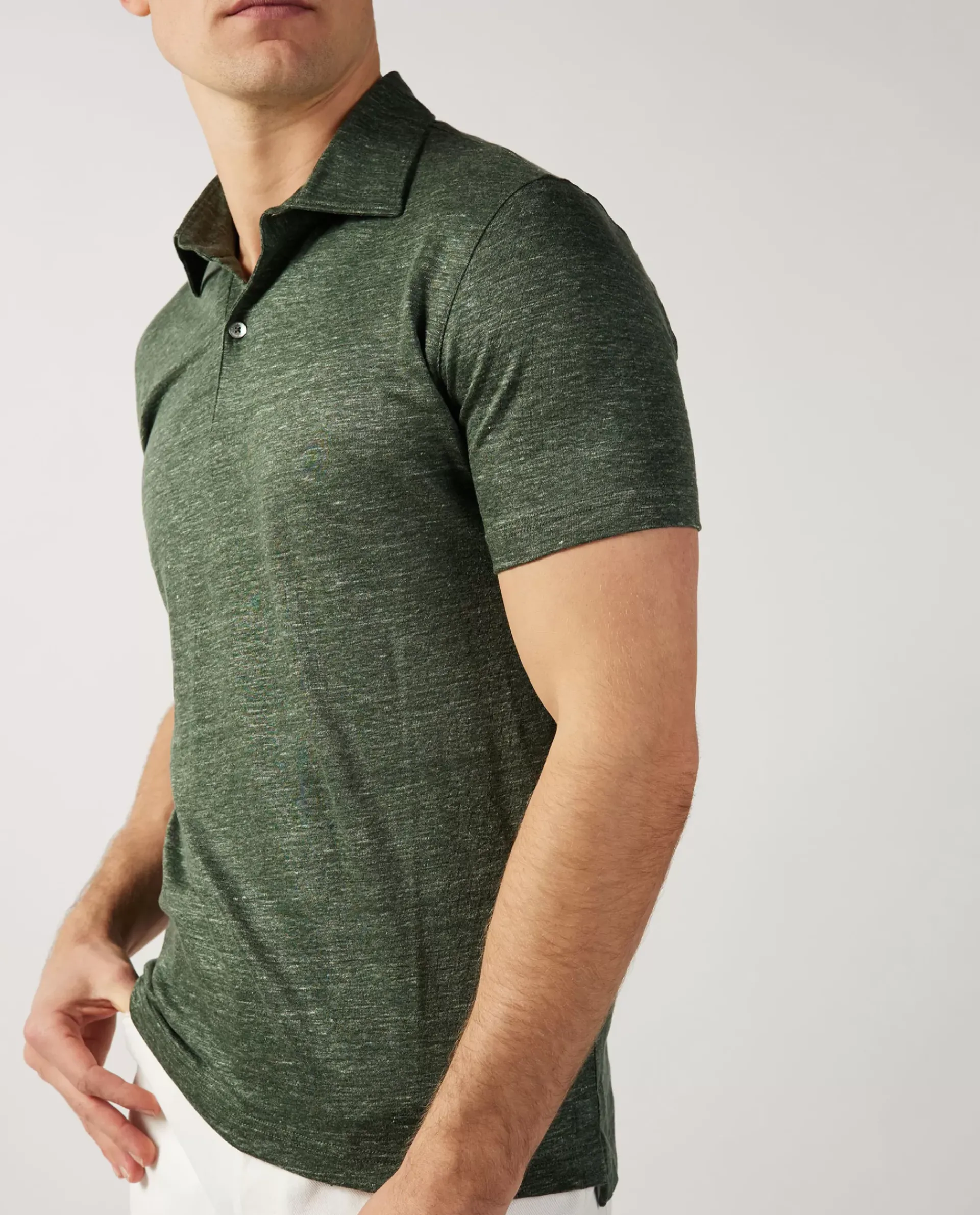 Sale Linnen Polo Mannen Polo