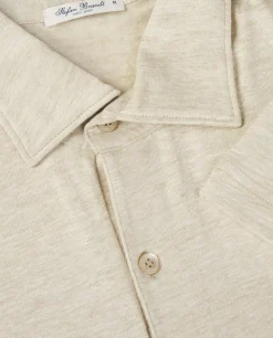Store Linnen Polo Mannen Polo