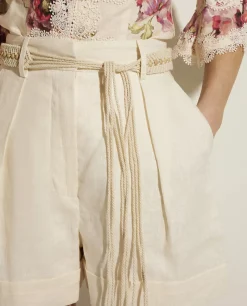 Store Linnen Shorts Vrouwen Broeken