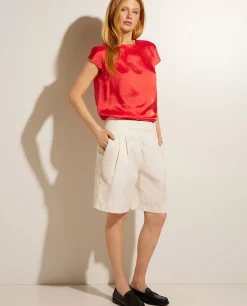 Clearance Linnen Shorts Vrouwen Broeken