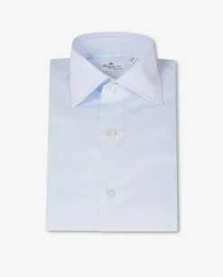 Outlet Linnen-Mix Shirt Mannen Shirts