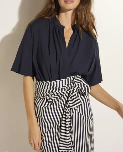 Online Linnen-Ramie Blouse Vrouwen Blouses
