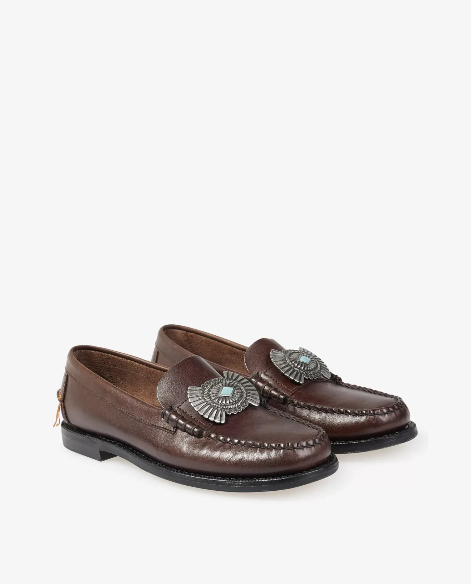 Cheap Loafers Met Concho Vrouwen Schoenen