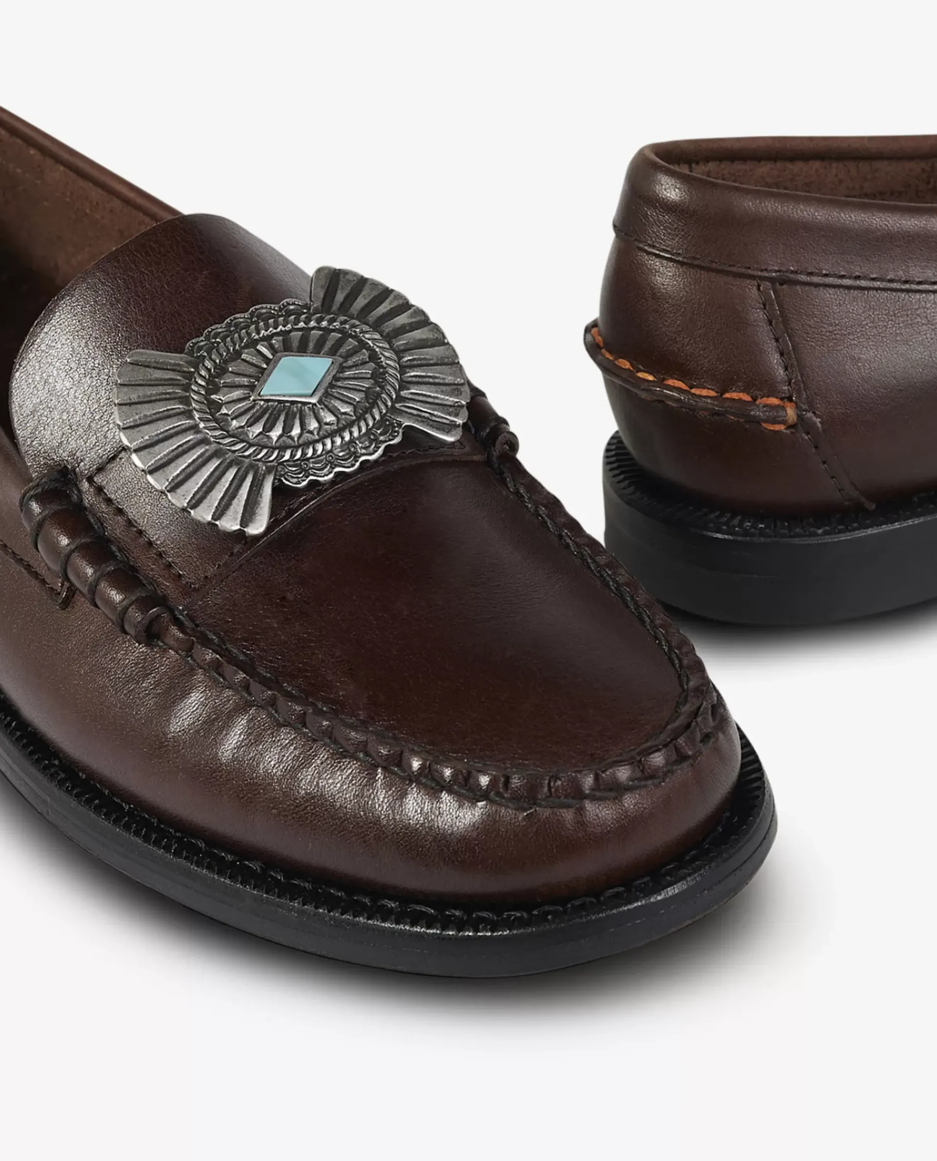 Cheap Loafers Met Concho Vrouwen Schoenen