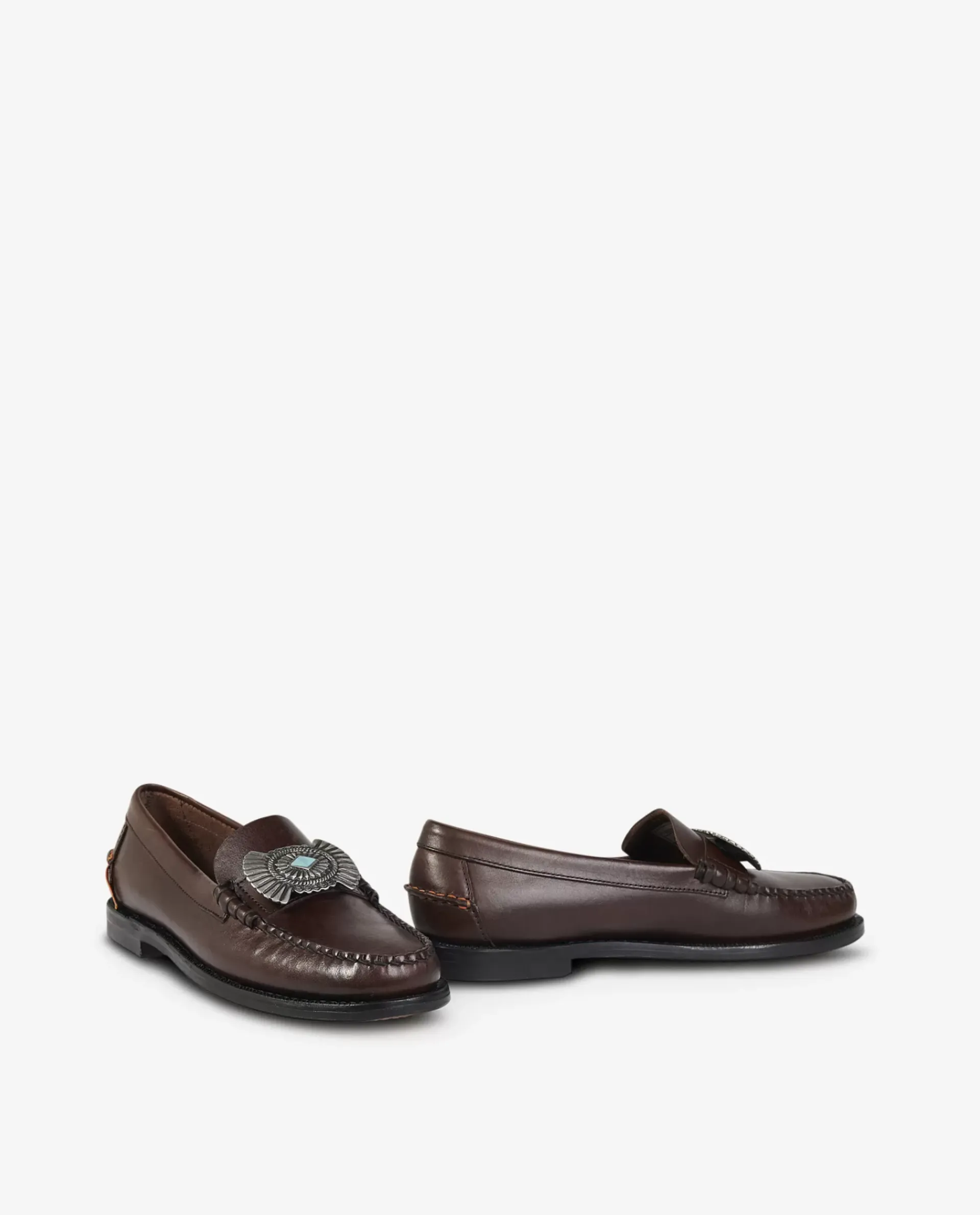 Cheap Loafers Met Concho Vrouwen Schoenen