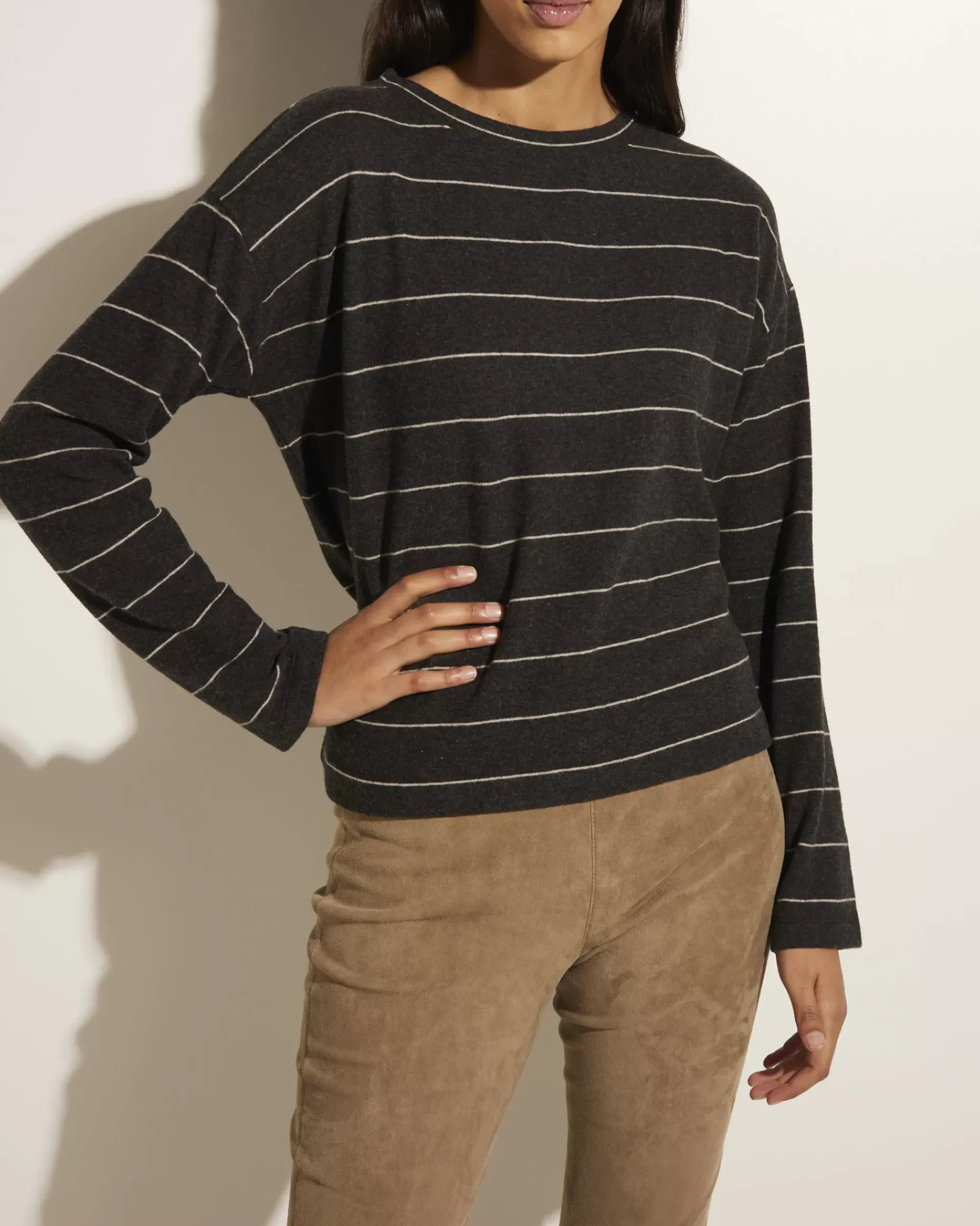 Cheap Longsleeve Met Streep Vrouwen Knitwear