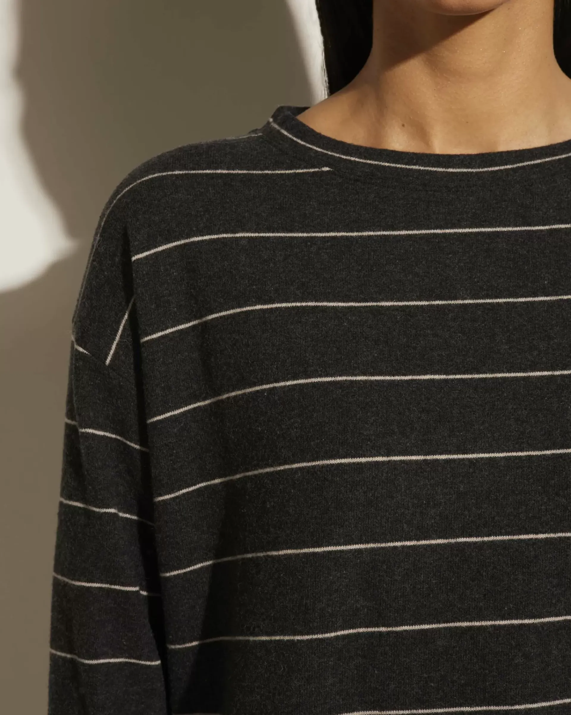 Cheap Longsleeve Met Streep Vrouwen Knitwear