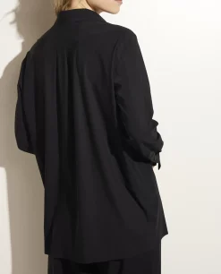 New Losvallende Blouse In Stretch Vrouwen Blouses
