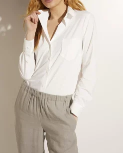 Flash Sale Losvallende Blouse In Stretch Vrouwen Blouses