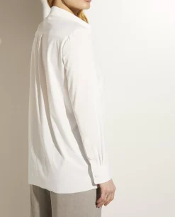 Flash Sale Losvallende Blouse In Stretch Vrouwen Blouses