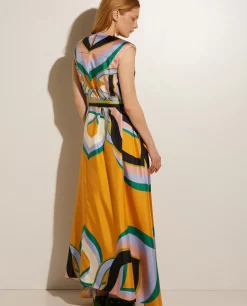 Discount Maxi Jurk Met Print Vrouwen Jurken