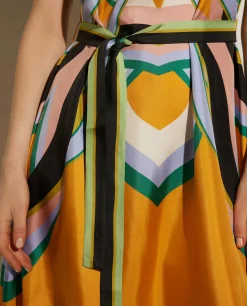 Discount Maxi Jurk Met Print Vrouwen Jurken
