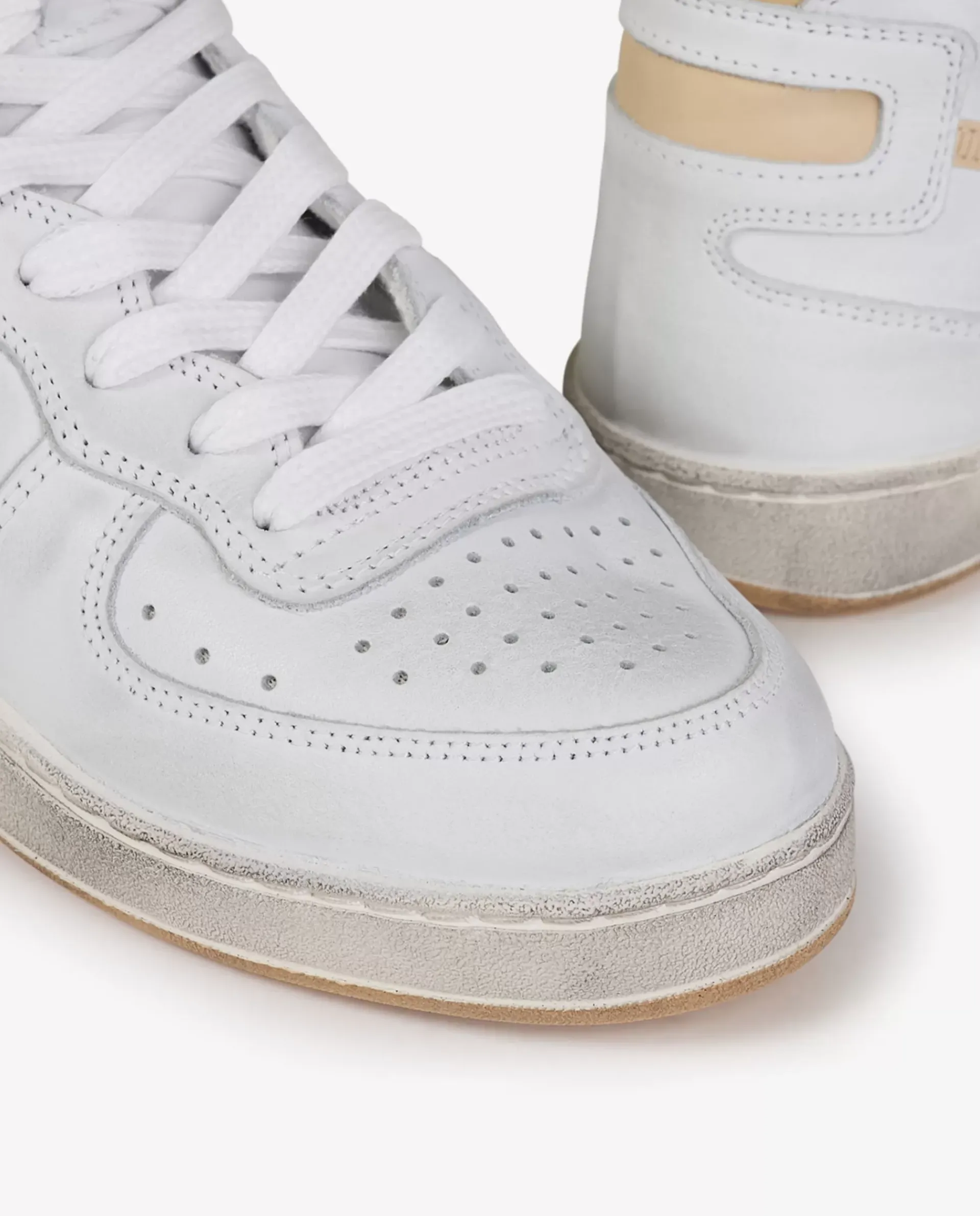 Flash Sale Mi Basket Used Leren Sneakers Vrouwen Schoenen