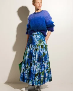 Shop Midi Rok Met Print Vrouwen Rokken